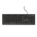 Trust TK-150 Universal Silent USB QWERTY UK English Keyboard - Black thumbnail 1