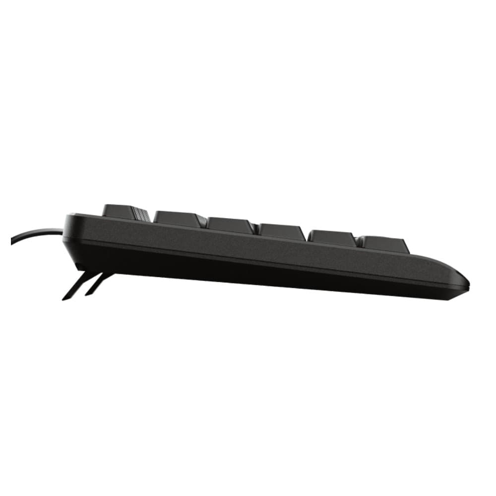 Trust TK-150 Universal Silent USB QWERTY UK English Keyboard - Black - Image 4