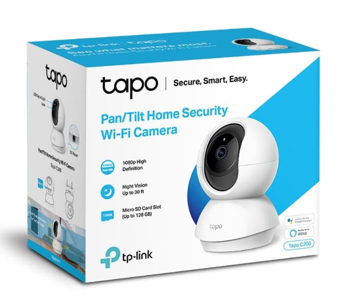 TP-Link Tapo Pan/Tilt Home Security WiFi Camera - Image 2