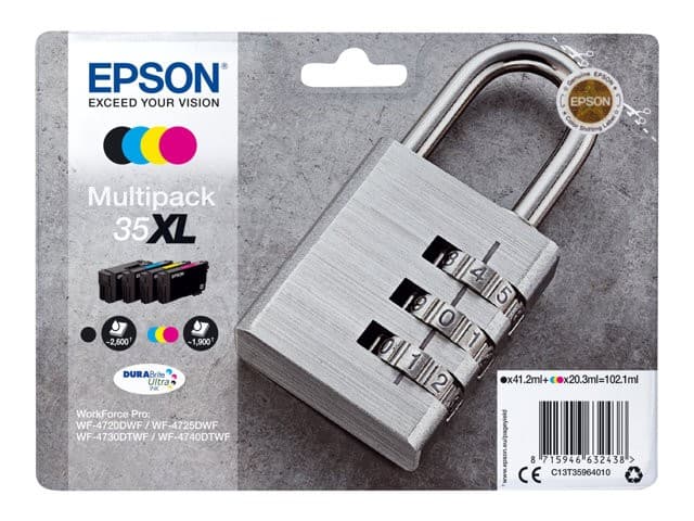 Epson 35XL Multipack - 4-pack - XL - black, yellow, cyan, magenta - original - ink cartridge - Image 2