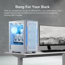 Cougar Uniface White ATX Micro ATX Tempared Glass White PC Case thumbnail 7