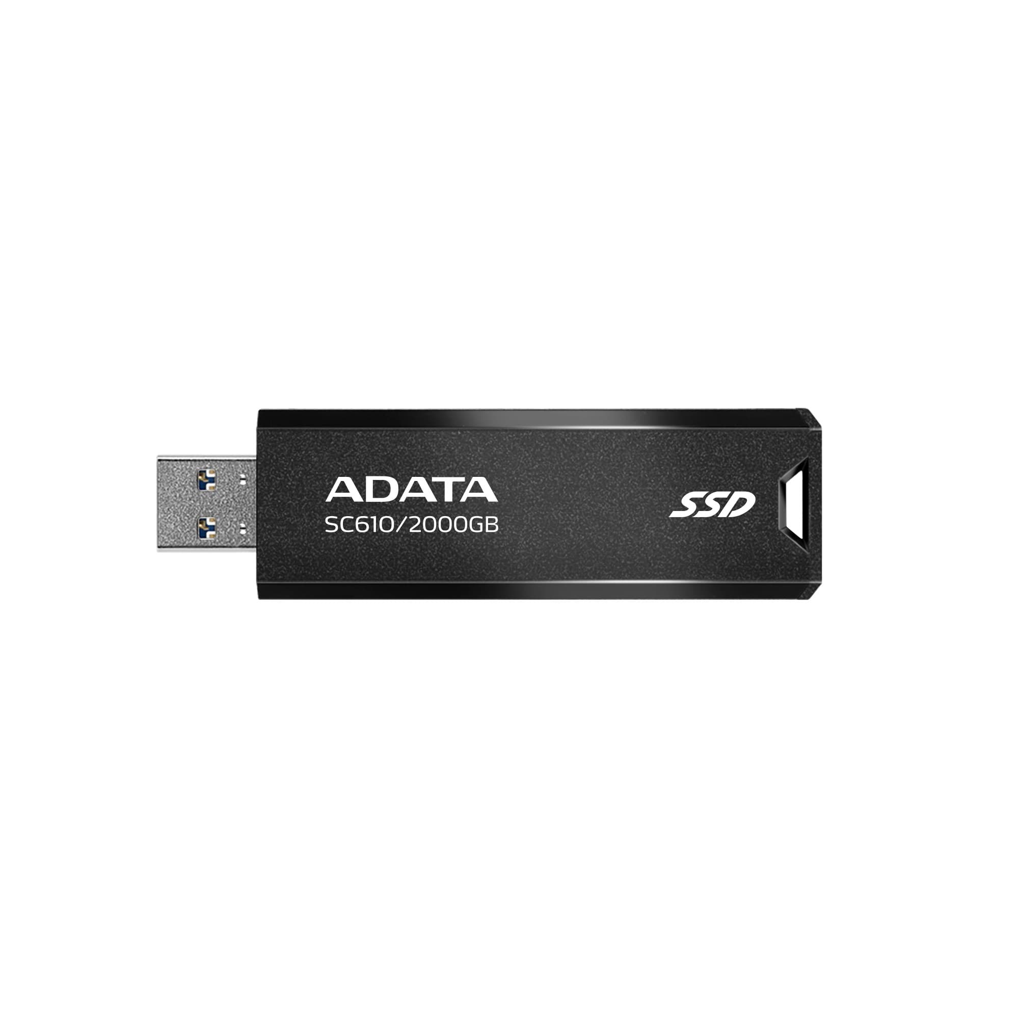 ADATA SC610 USB 3.2 Gen 2 Type-A External SSD 2TB - Black