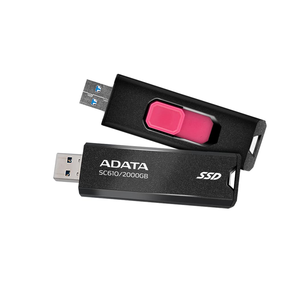 ADATA SC610 USB 3.2 Gen 2 Type-A External SSD 2TB - Black - Image 6
