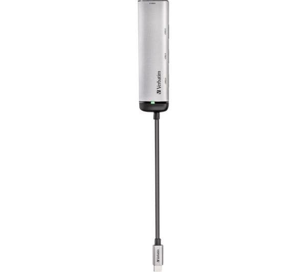 Verbatim 49147 USB Type-C Hub Silver - Image 1