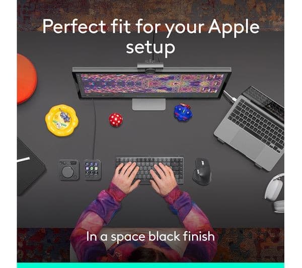 Logitech MX Master 4 for Mac Wireless Mouse - Space Black - Image 7