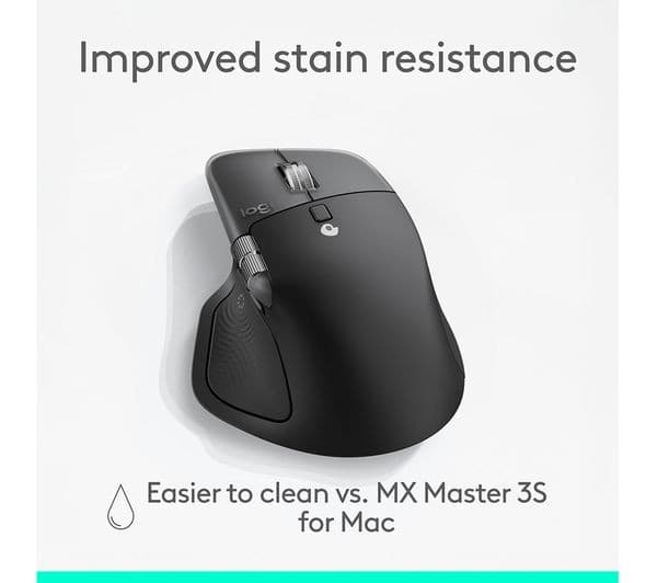 Logitech MX Master 4 for Mac Wireless Mouse - Space Black - Image 9