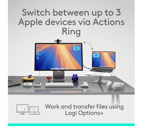 Logitech MX Master 4 for Mac Wireless Mouse - Space Black - Image 10