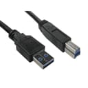 Cables Direct 5m USB 3.0 Type A Male to Type B Male Cable thumbnail 1