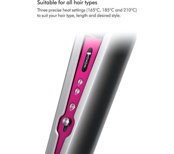 Dyson Corrale Hair Straightener Black Nickel & Fuchsia - Image 2