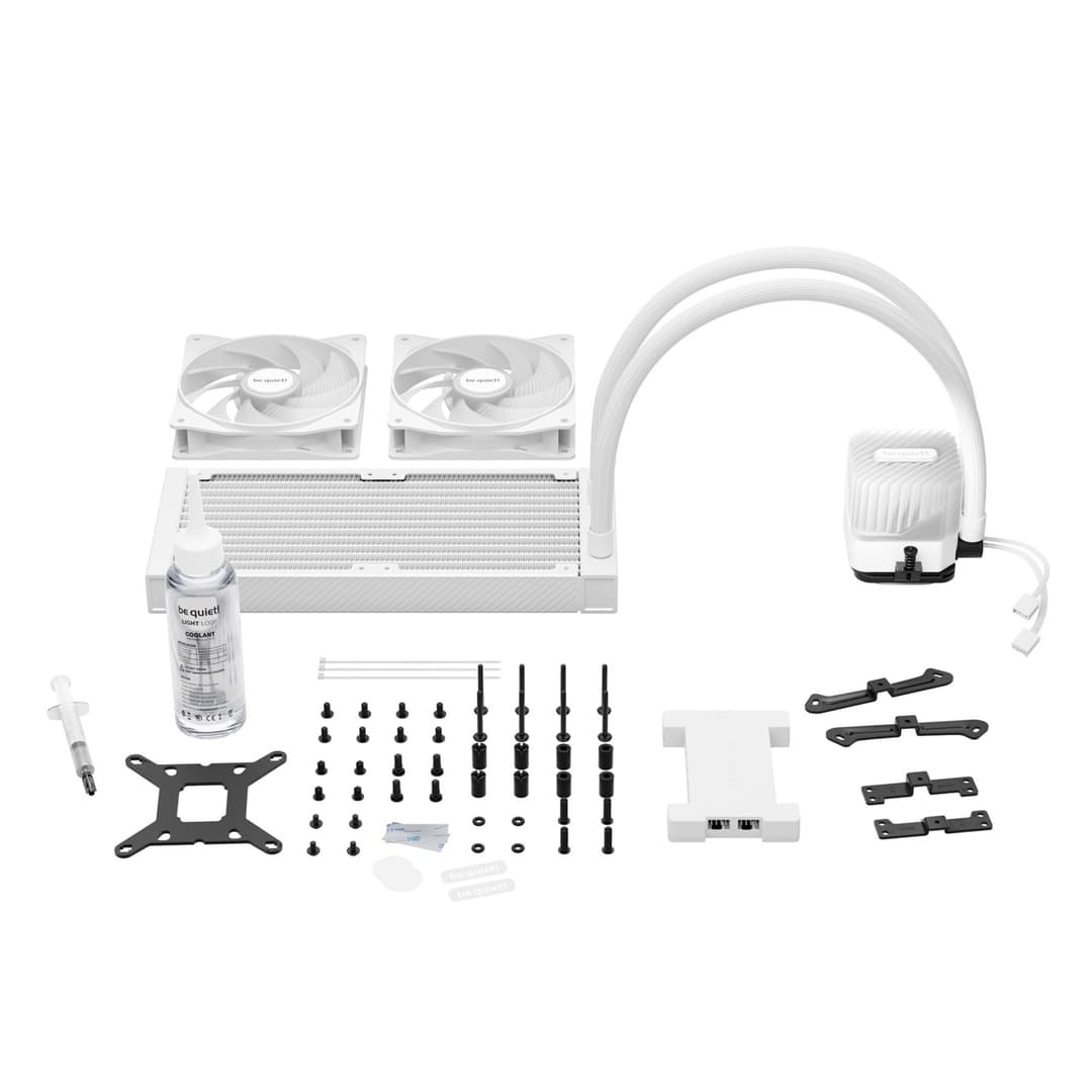 be quiet! Light Loop 240mm ARGB AIO CPU Liquid Cooler - White - Image 4