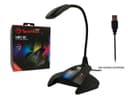 Marvo MIC-01 USB Powered 7-Color and RGB LED gaming Microphone Black thumbnail 1