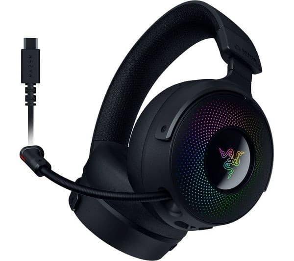 Razer Kraken V4 Pro Wireless Gaming Headset - Black - Image 4