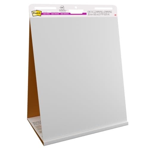Post-it Super Sticky Table Top Meeting Chart Dry Erase 58.4 cm x 50.8 cm