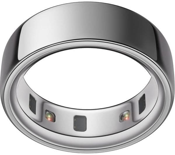 Oura Ring 4 Smart Ring - Silver, Size 5 - Image 1
