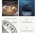 Oura Ring 4 Smart Ring - Silver, Size 5 thumbnail 5