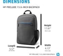 HP Prelude 15.6” Laptop Backpack - Grey thumbnail 2