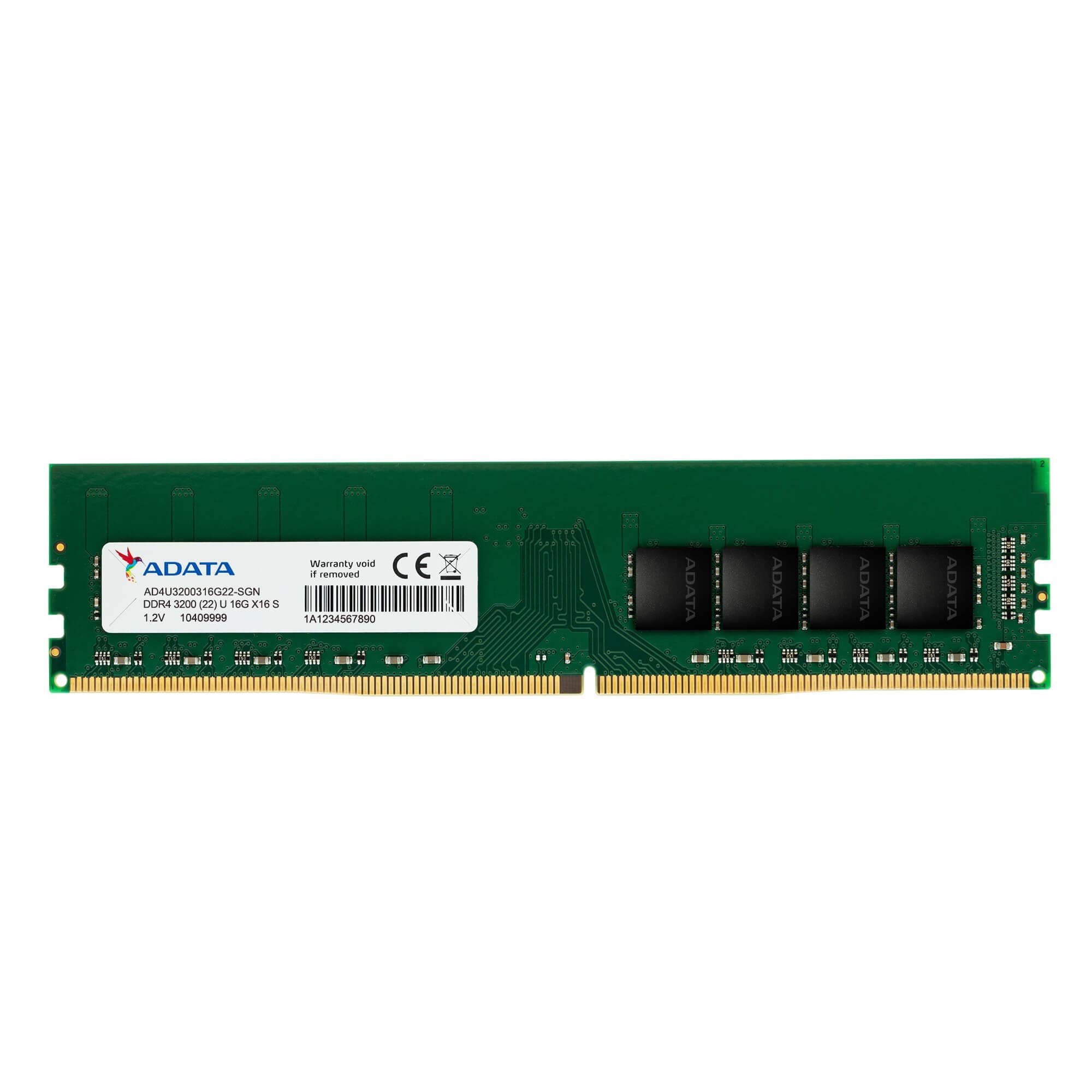 ADATA Premier DDR4 3200MHz CL22 288-pin U-DIMM Desktop Memory 16GB