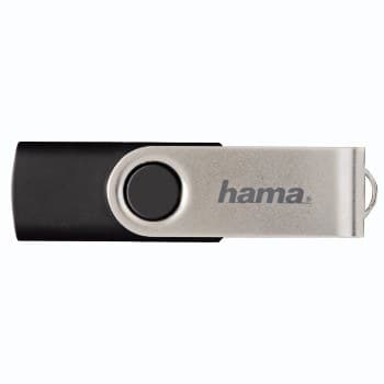 Hama Rotate USB 2.0 Flash Drive USB Type-A Black/Silver - 32GB - Image 3