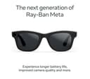 Ray-Ban Meta Wayfarer (Gen 2) Smart Glasses - Matte Black, Clear to Grey Transitions Lenses - Standard thumbnail 2