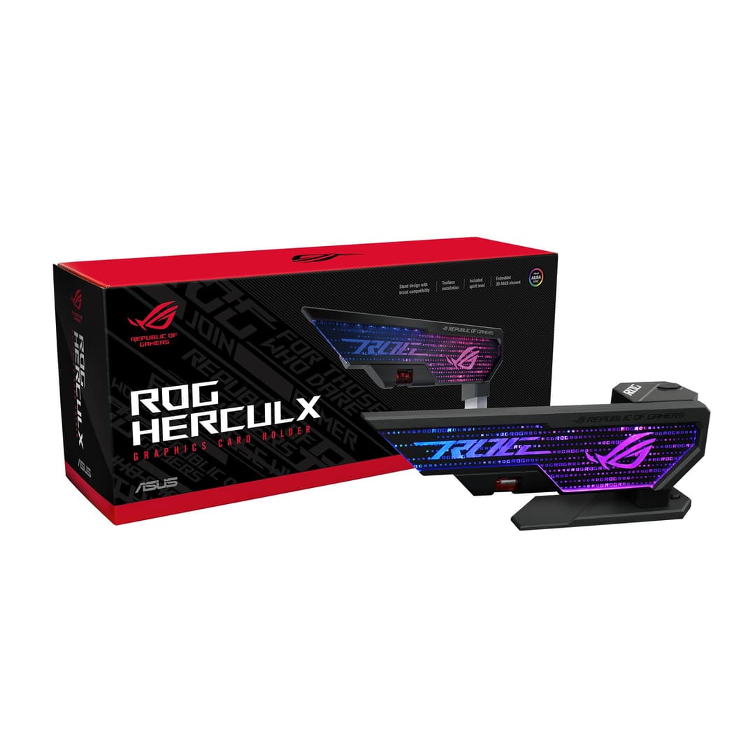 ASUS ROG Herculx EVA02 ARGB Graphics Card Holder - Image 1