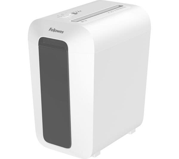FELLOWES Powershred LX65 Cross Cut Paper Shredder - White - Image 1