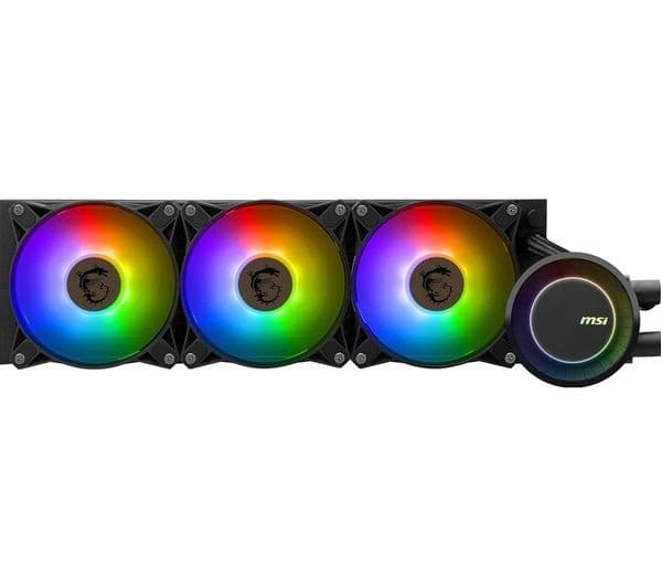 MSI MAG CORELIQUID E360 360mm ARGB Liquid CPU Cooler - Black - Image 1