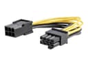 StarTech 6 Pin to 8 Pin PCIe Power Adapter Yellow thumbnail 3