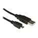 Cables Direct 0.5m USB 2.0 Type A to Micro B Cable in Black thumbnail 2