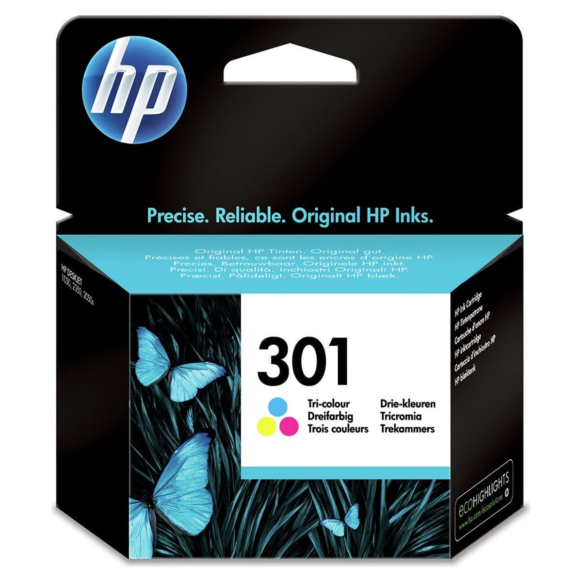 HP 301 Original Ink Cartridge - Tri-colour