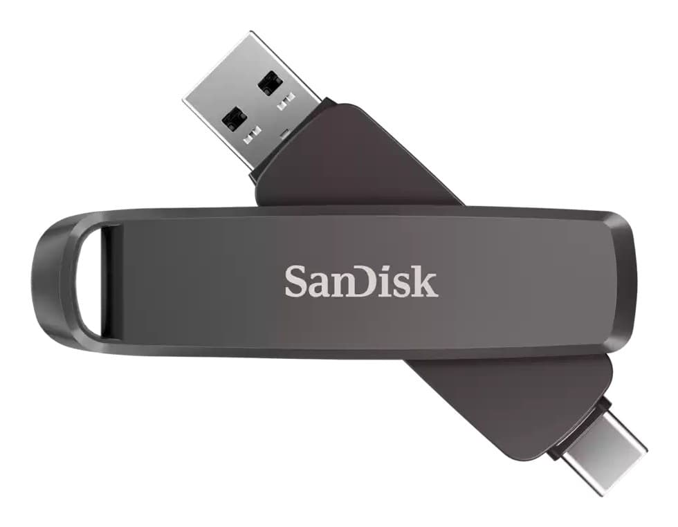 SanDisk Extreme PRO Dual Drive USB-C / USB-A 512GB - Black