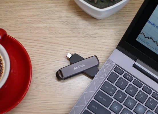 SanDisk Extreme PRO Dual Drive USB-C / USB-A 512GB - Black - Image 4