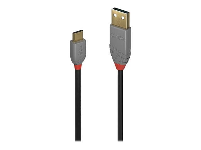 Lindy 1m USB 2.0 Type A to C Cable, Anthra Line - Image 3