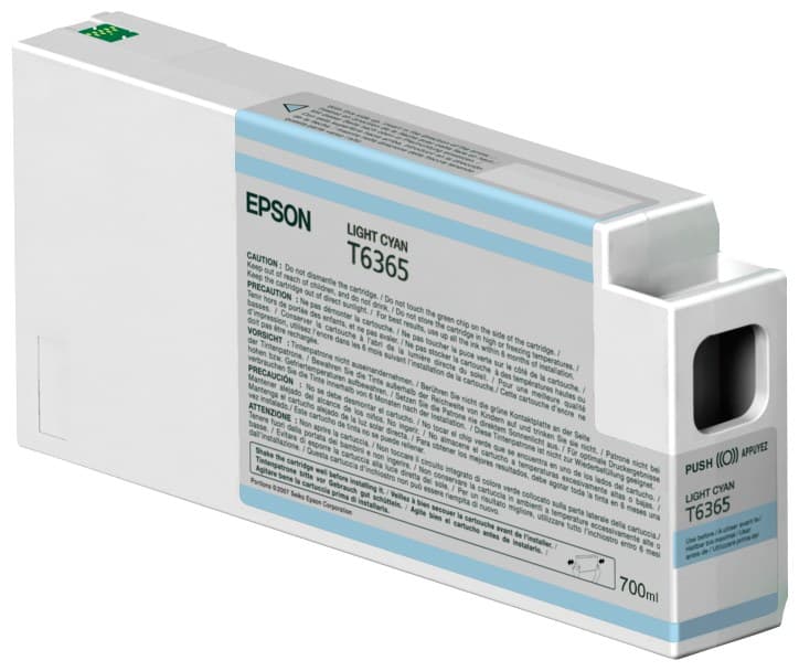Epson T636500 UltraChrome HDR Ink Cartridge 700ml - Light Cyan - Image 1