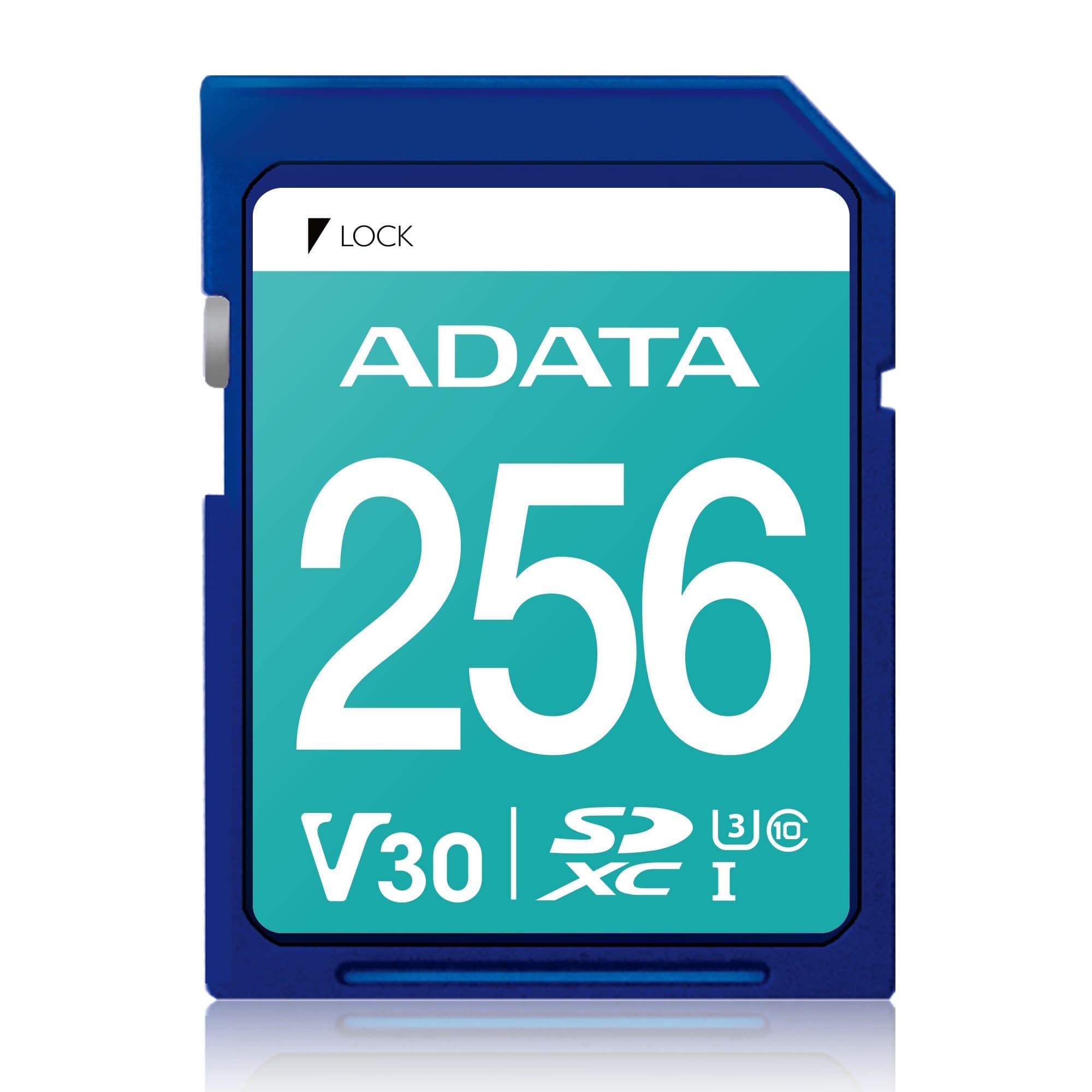 ADATA Premier Pro SDXC UHS-I U3 V30 Class 10 Memory Card 256GB