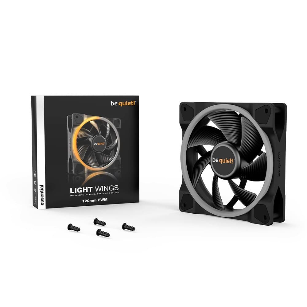 be quiet! Light Wings 140mm PWM high-speed ARGB LED Lighting 4-pin PWM PC Fan - Image 3