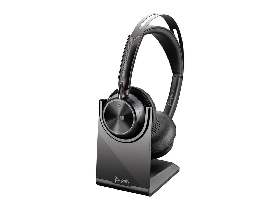 Poly Voyager Focus 2 Headphones Black - Image 1