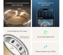 Oura Ring 4 Smart Ring - Gold, Size 10 thumbnail 5