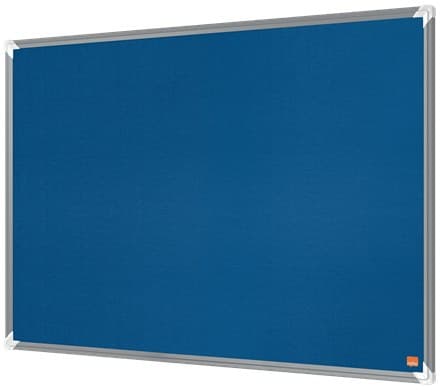 Nobo Premium Plus Blue Felt Notice Board with Aluminium Trim - 900 x 600mm - Image 3