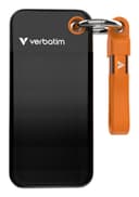 Verbatim Pocket SSD USB 3.2 Gen 2 128GB - Black/Orange thumbnail 2