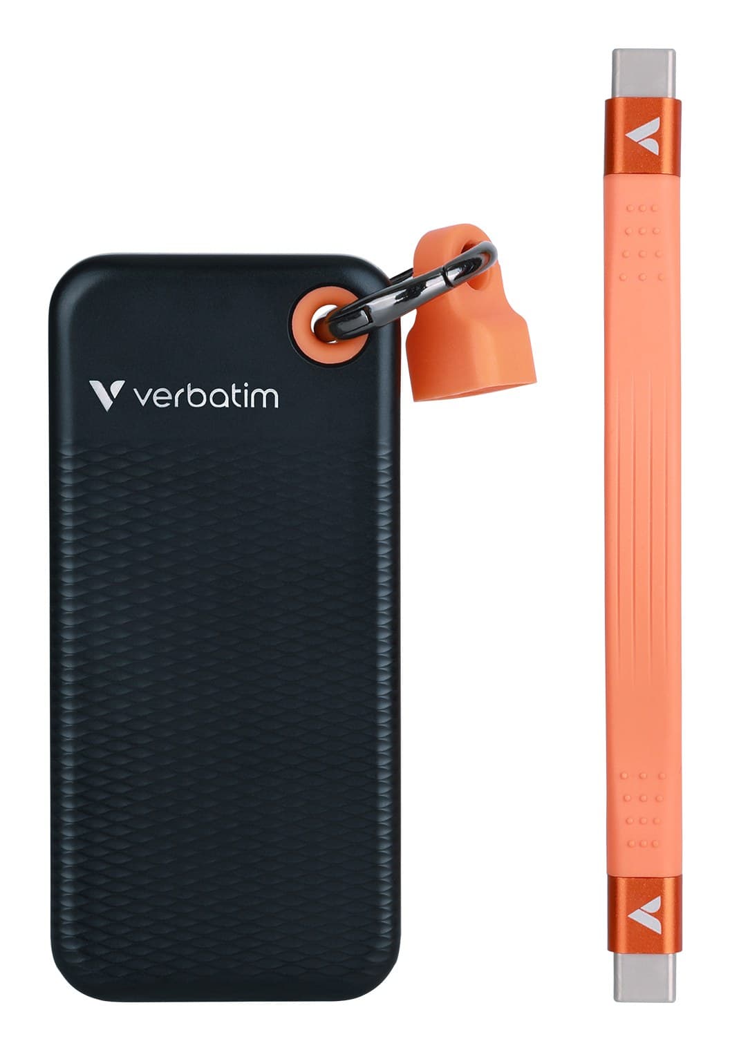Verbatim Pocket SSD USB 3.2 Gen 2 128GB - Black/Orange - Image 3
