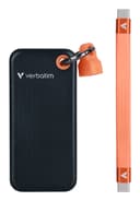 Verbatim Pocket SSD USB 3.2 Gen 2 128GB - Black/Orange thumbnail 3