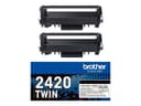 Brother TN2420 TWIN - 2-pack - High Yield - black - original - toner cartridge thumbnail 4