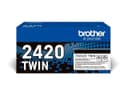 Brother TN2420 TWIN - 2-pack - High Yield - black - original - toner cartridge thumbnail 5