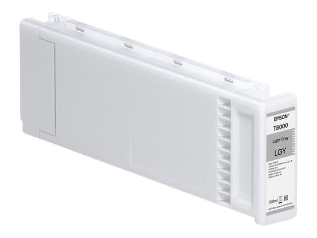 Epson T8000 UltraChrome PRO 700ml Ink Cartridge - Light Grey - Image 1