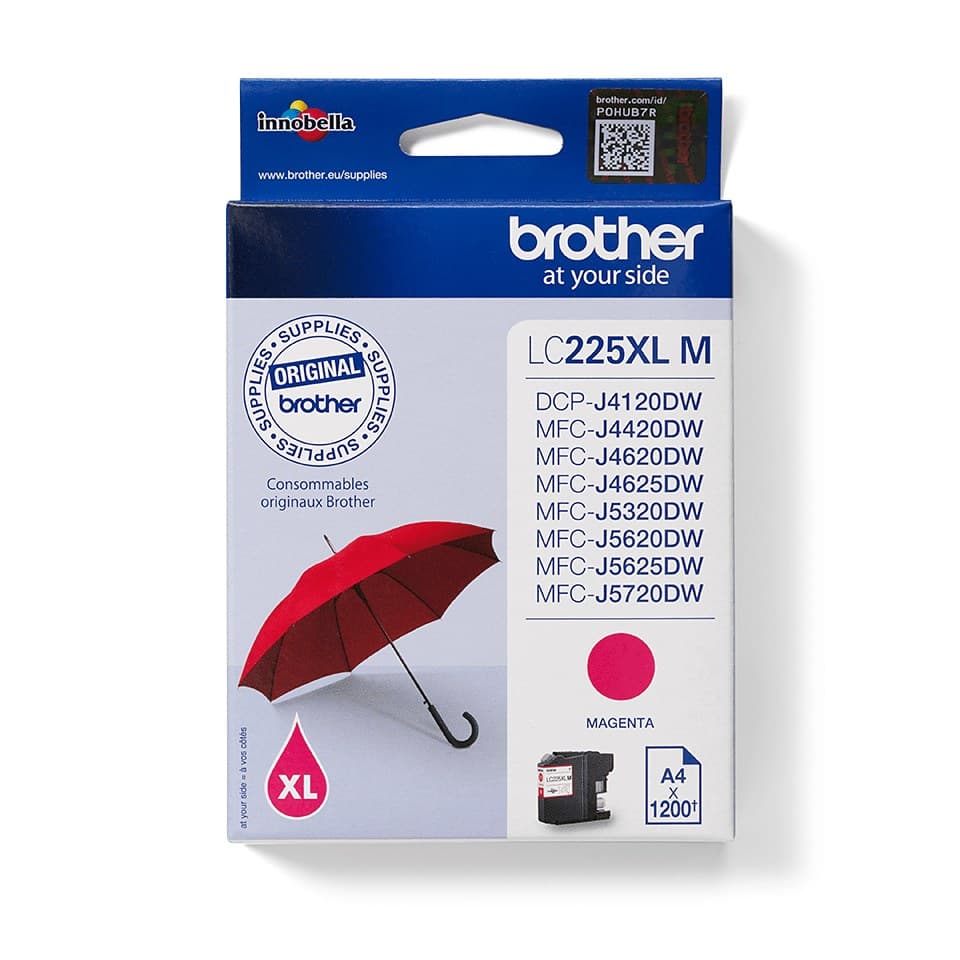 Brother LC225XL Original Ink Cartridge - Magenta - Image 1