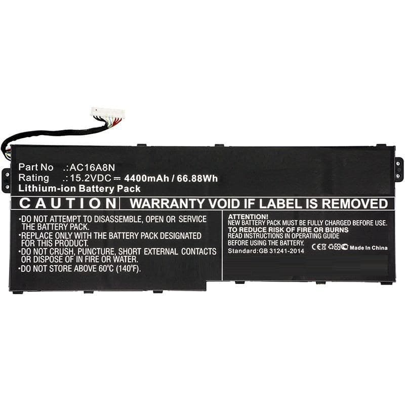 CoreParts MBXAC-BA0071 Replacement Laptop Battery for Acer Aspire V17 Nitro / VN7-791G / VN7-792G, 15.2V 4400mAh Li-ion, Black