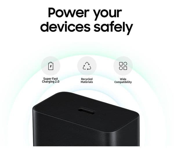 Samsung 45W USB-C Fast Charger - Black - Image 8