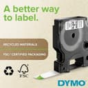 DYMO D1 Label Tape 12mm x 7m - Red on White thumbnail 3
