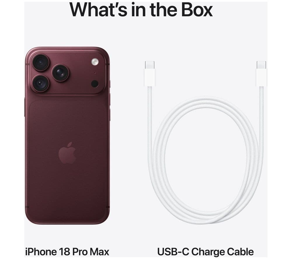 Apple iPhone 18 Pro Max 1TB Burgundy - Image 11