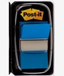 3M Post-it Index Flags 25.4 x 43.2mm (Pack of 50) - Blue thumbnail 1